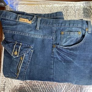 Yes relaxed fit boot cut male blue jeans Indigo - 30 W46xL34